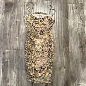 Guess Snake print mini dress M